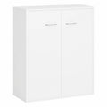 Buffet de Rangement en Bois Blanc pour Salon