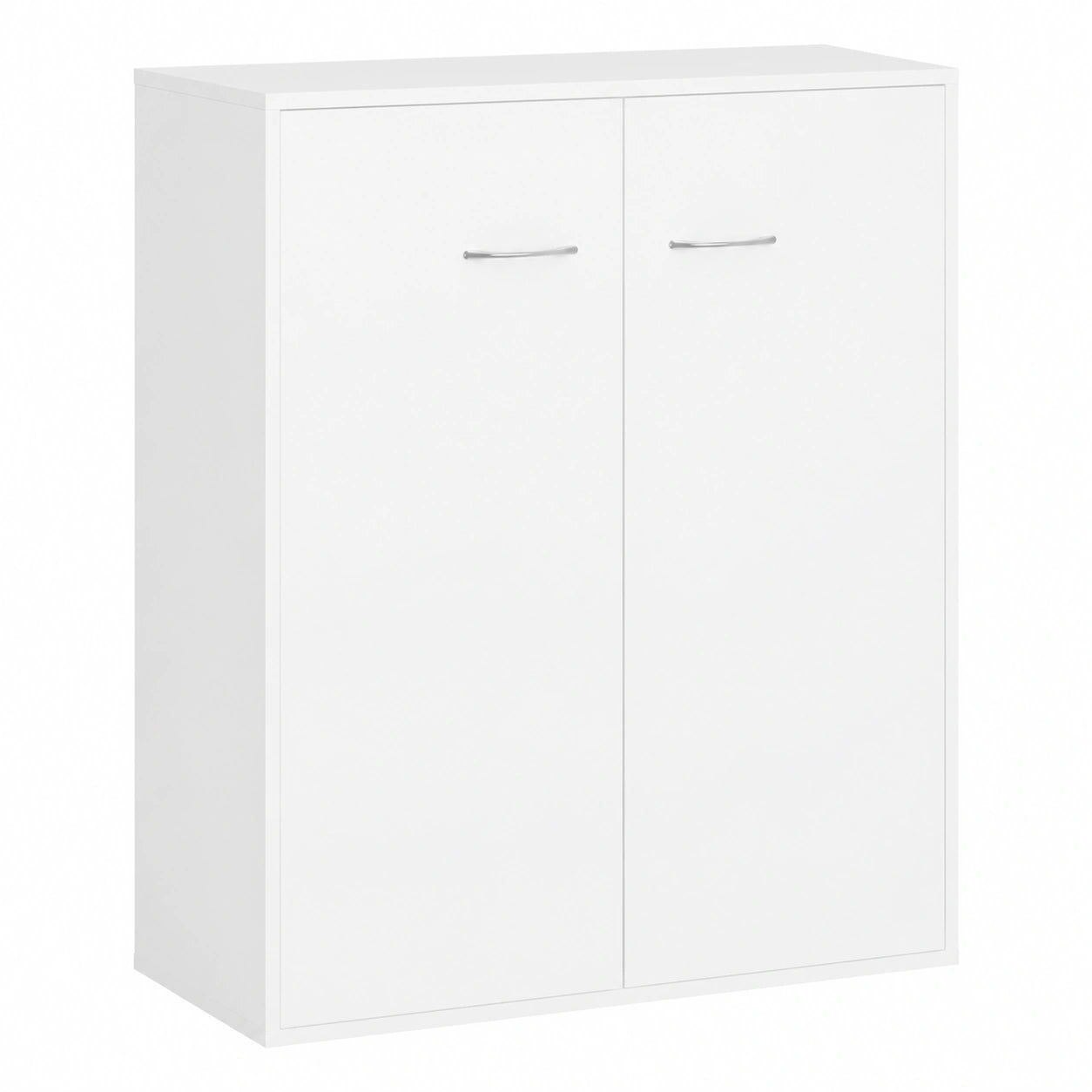 Buffet de Rangement en Bois Blanc pour Salon