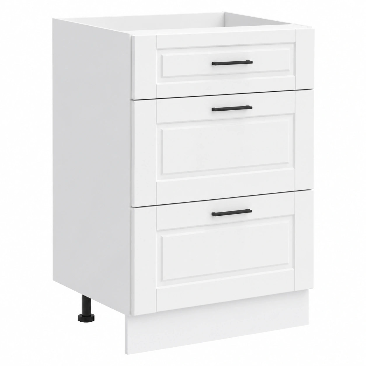 Armoire de cuisine blanche en bois composite