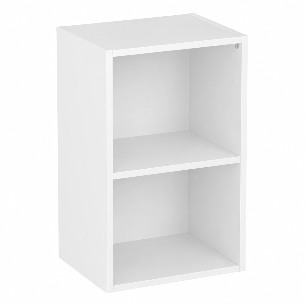 Cube de Rangement Moderne à 2 Niveaux, Étagère Autoportante pour Salon ou Bureau