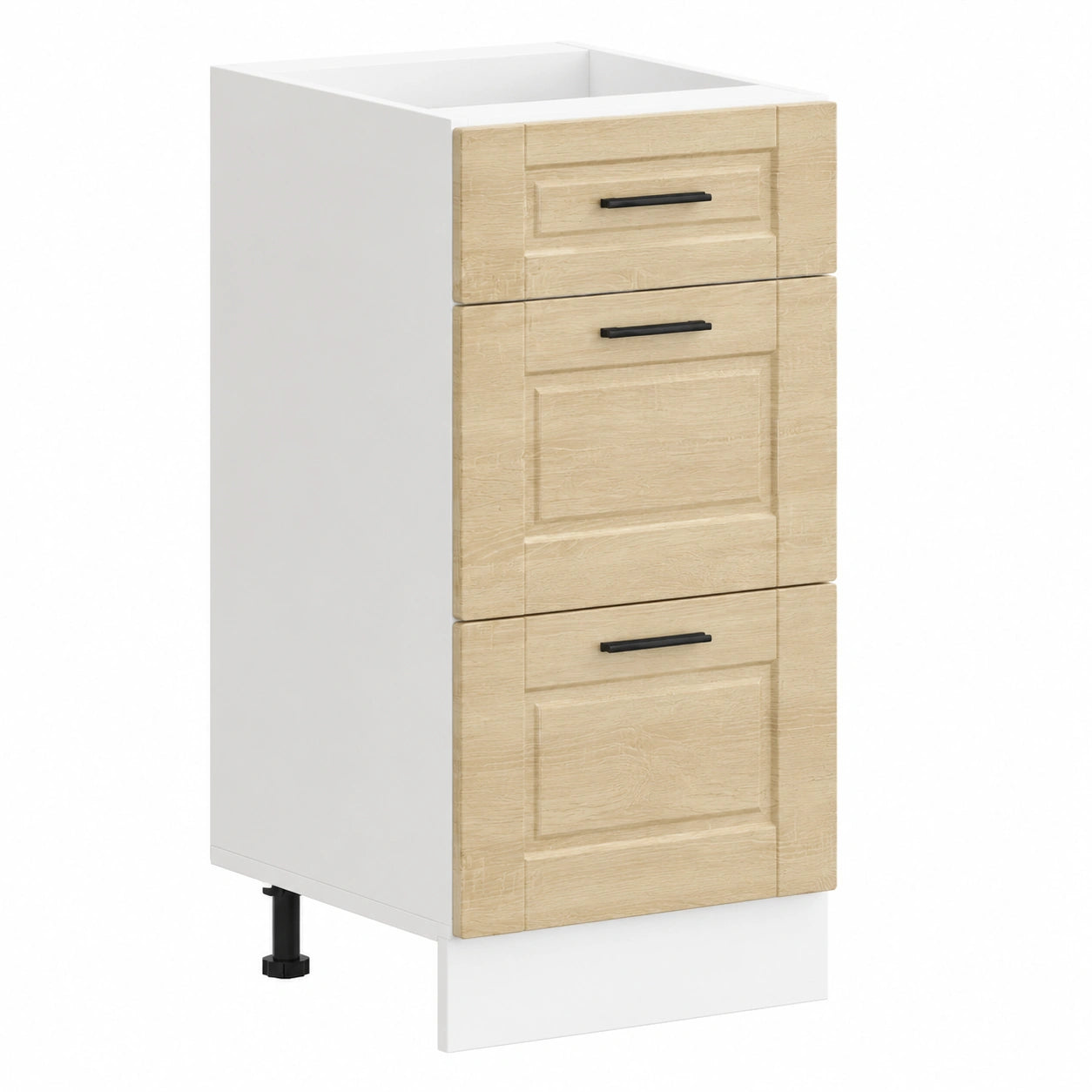 Armoire de cuisine en bois avec tiroir et espace pour évier