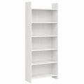Étagère de Rangement en Cube à 6 Niveaux, Style Scandinave, Blanc