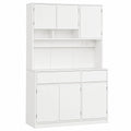 Armoire de Cuisine Multifonction avec Étagères Réglables et Tiroirs