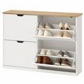 Meuble de Rangement Chaussures 4 Clapets pour Entrée