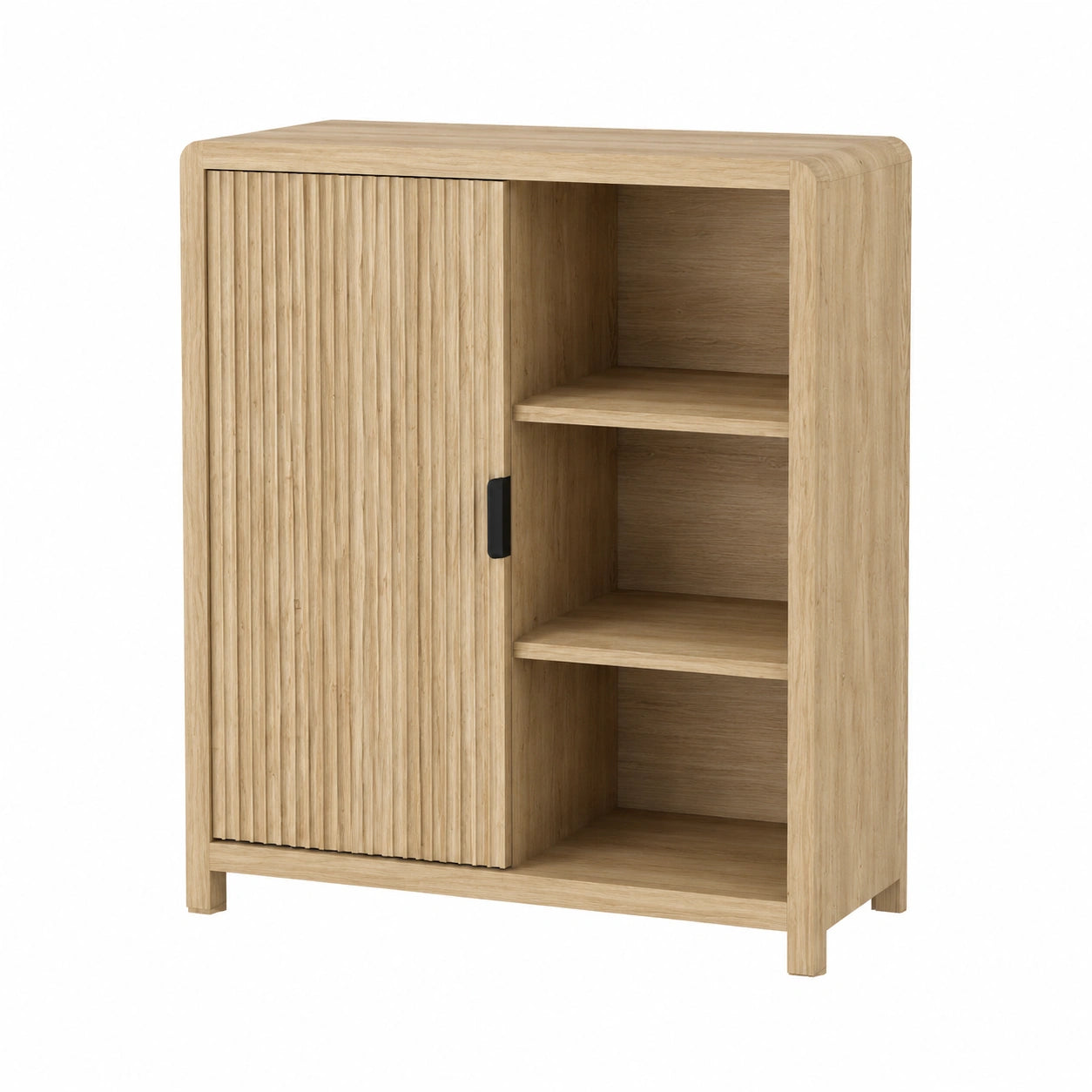 Buffet moderne avec porte rainurée pour salon ou bureau