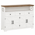 Meuble de Rangement avec Portes et Tiroirs pour Intérieur Polyvalent